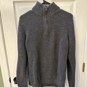 L.L. Bean Charcoal Zip-Up Men's Sweater